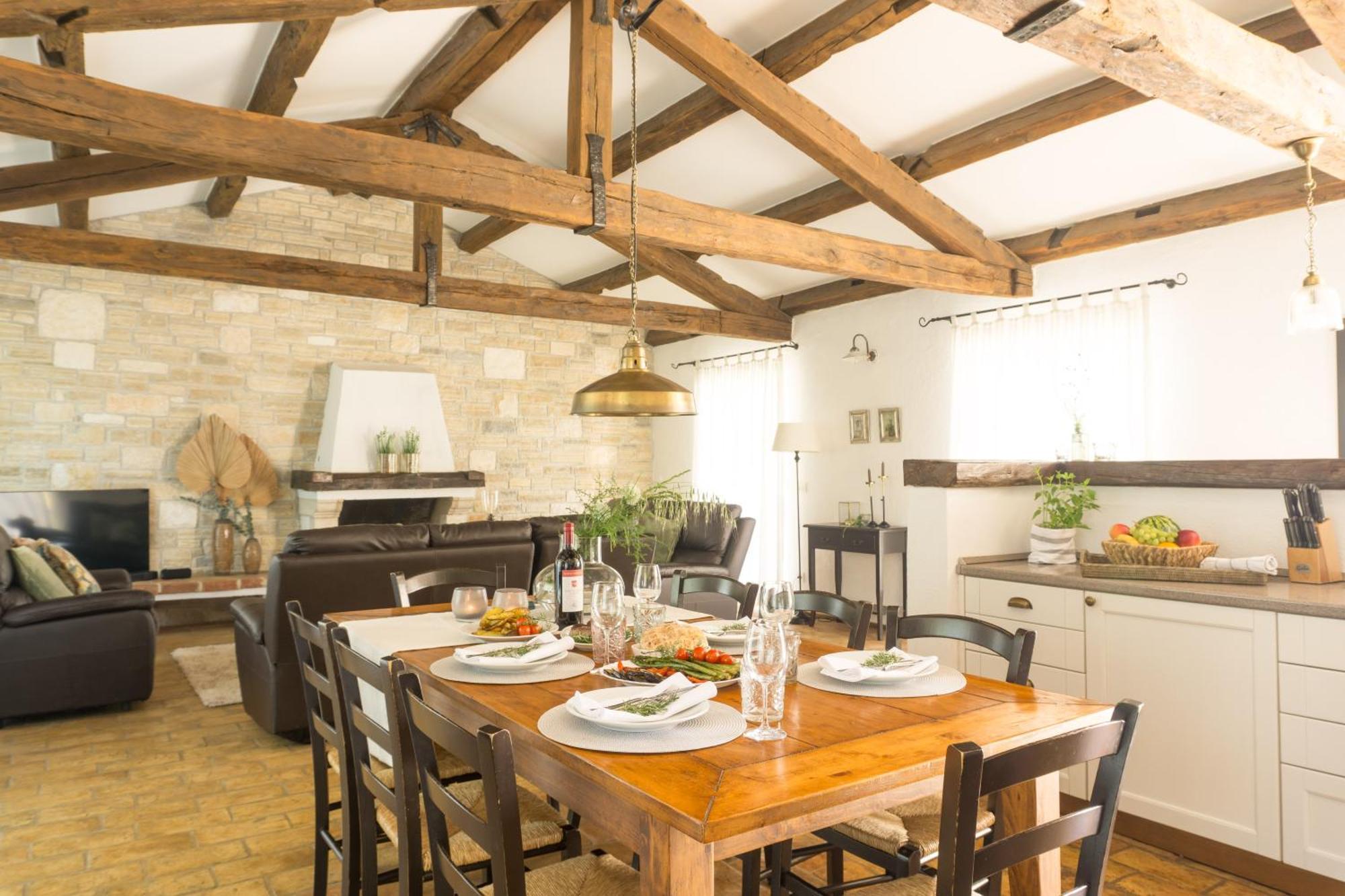 Villa Melissa - Istrisches Steinhaus Mit Pool In Guter Lage Sveti Lovreč Pazenatički Exteriör bild